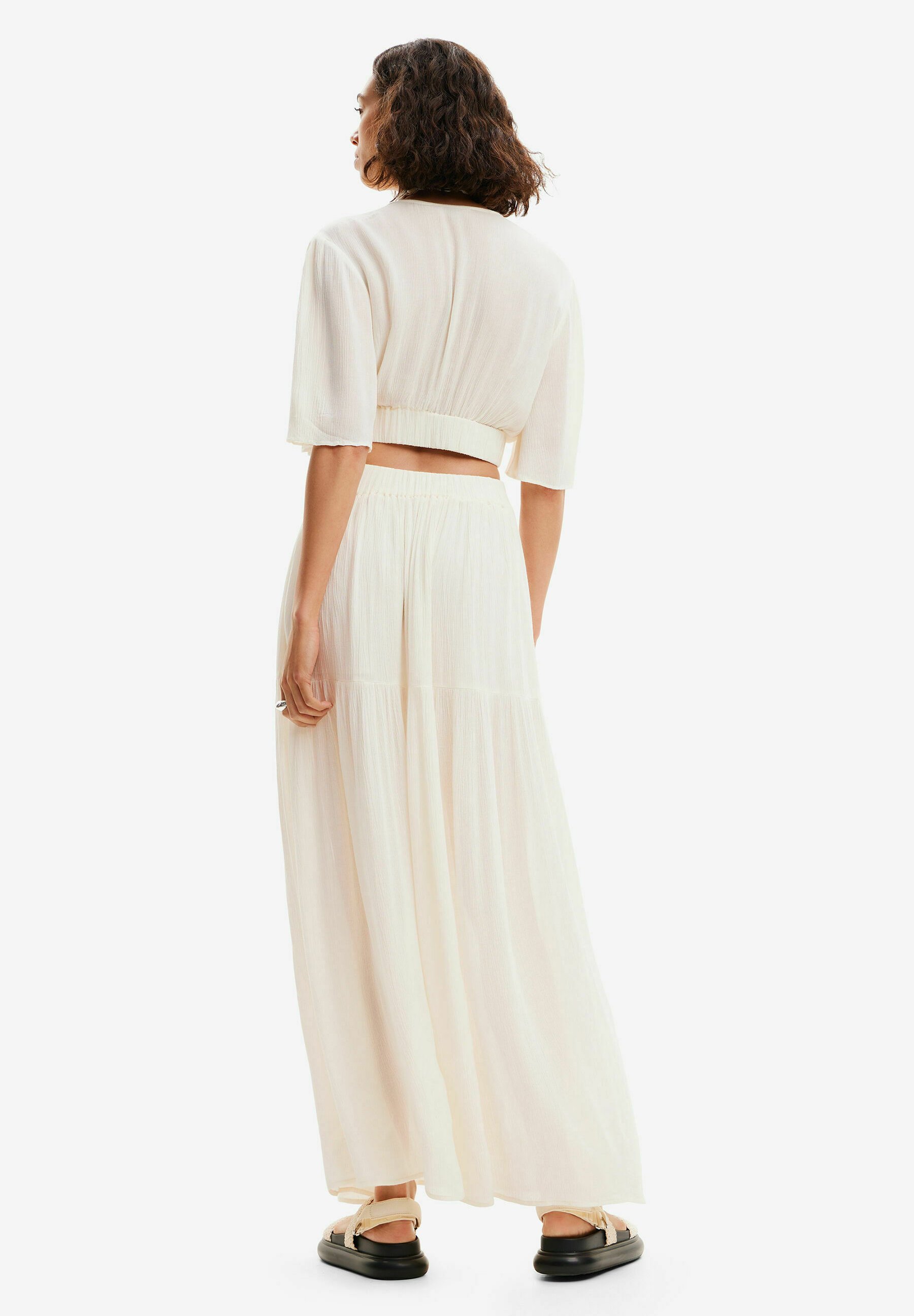 Desigual kleid weiß lang Clearance